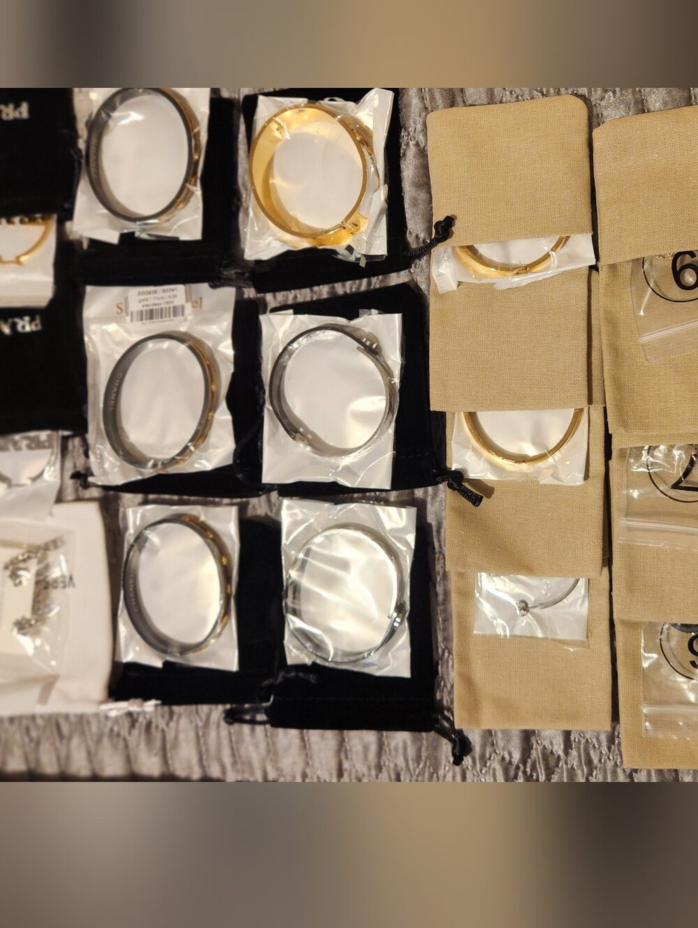 NEW 18pc FASHION JEWELRY WITH POUCHES